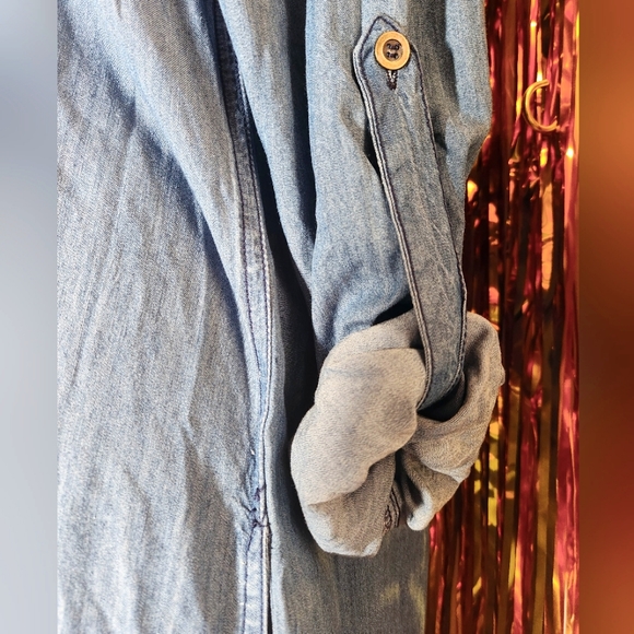 Leshop Large Denim Button-Down Dress - Picture 5 of 8